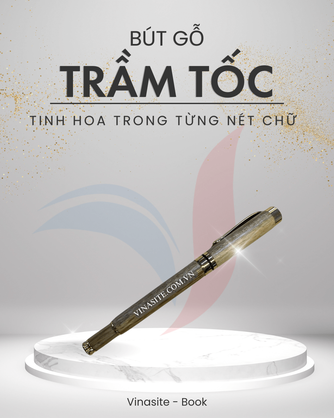 Bút gỗ trầm tốc