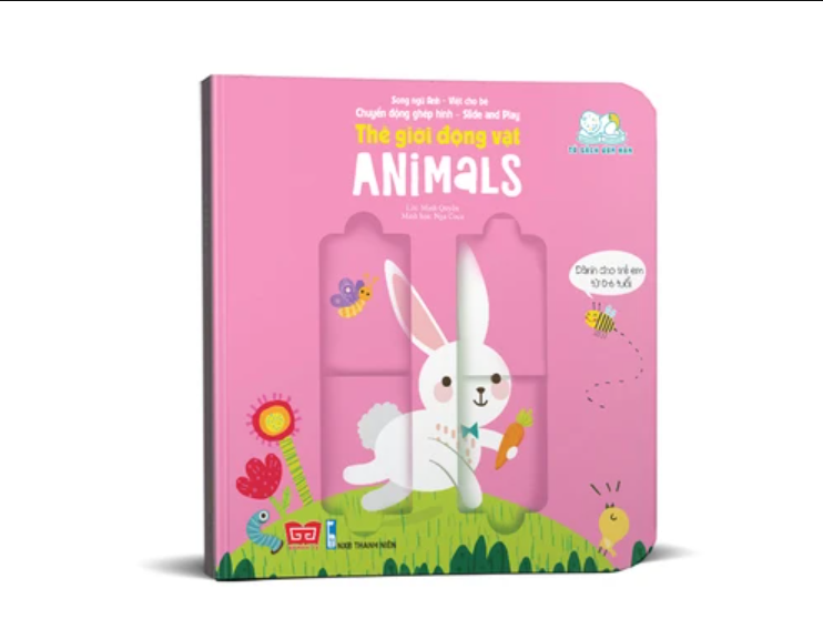 chuyen dong ghep hinh slide and play the gioi dong vat animals - Vinakitchen