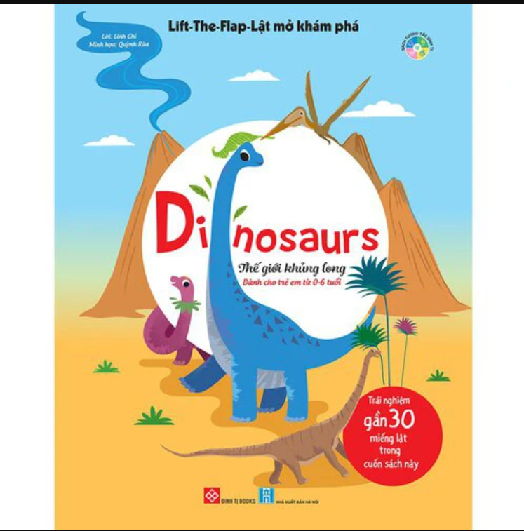 lift the flap lat mo kham pha dinosaurs the gioi khung long - Vinakitchen