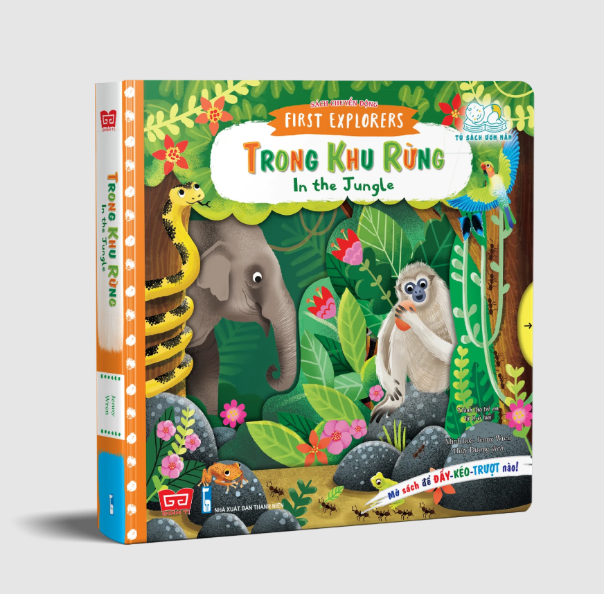 sach chuyen dong first explorers in the jungle trong khu rung - Vinakitchen