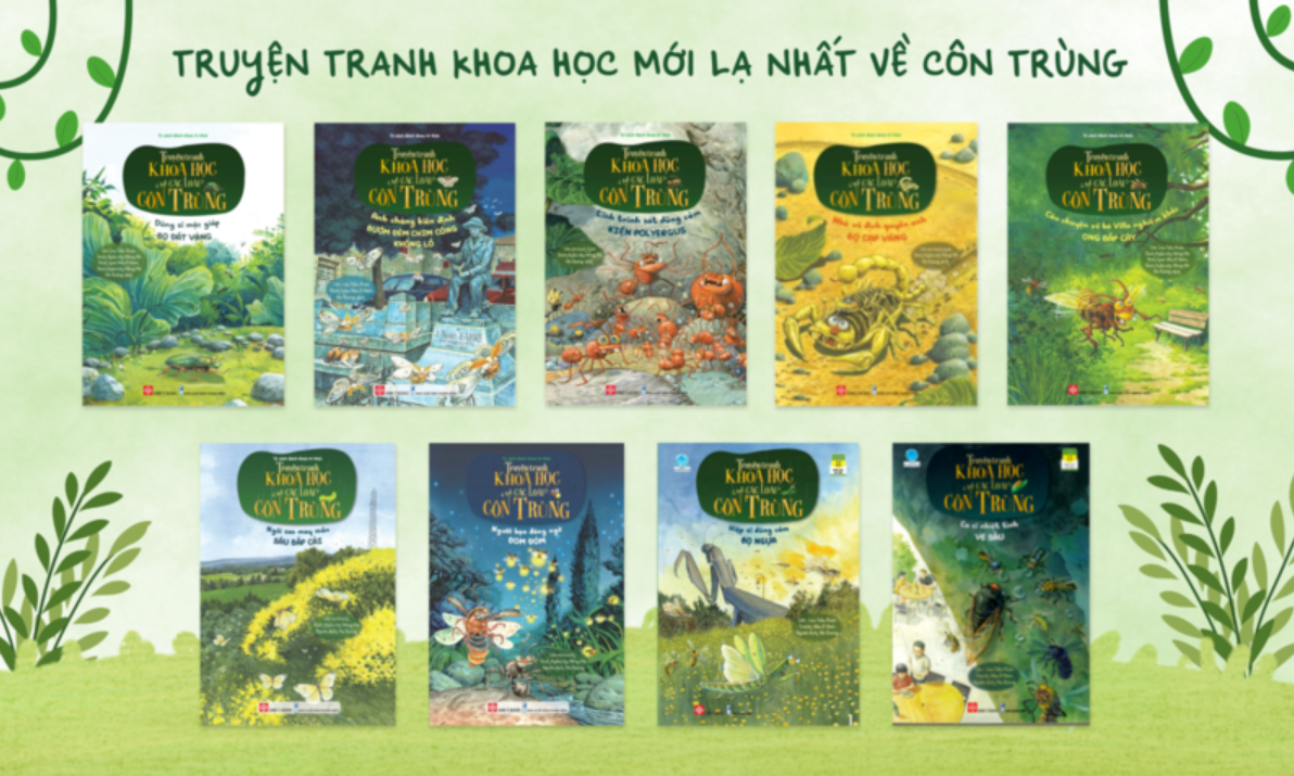 truyen tranh khoa hoc ve cac loai con trung combo 9 tap - Vinakitchen